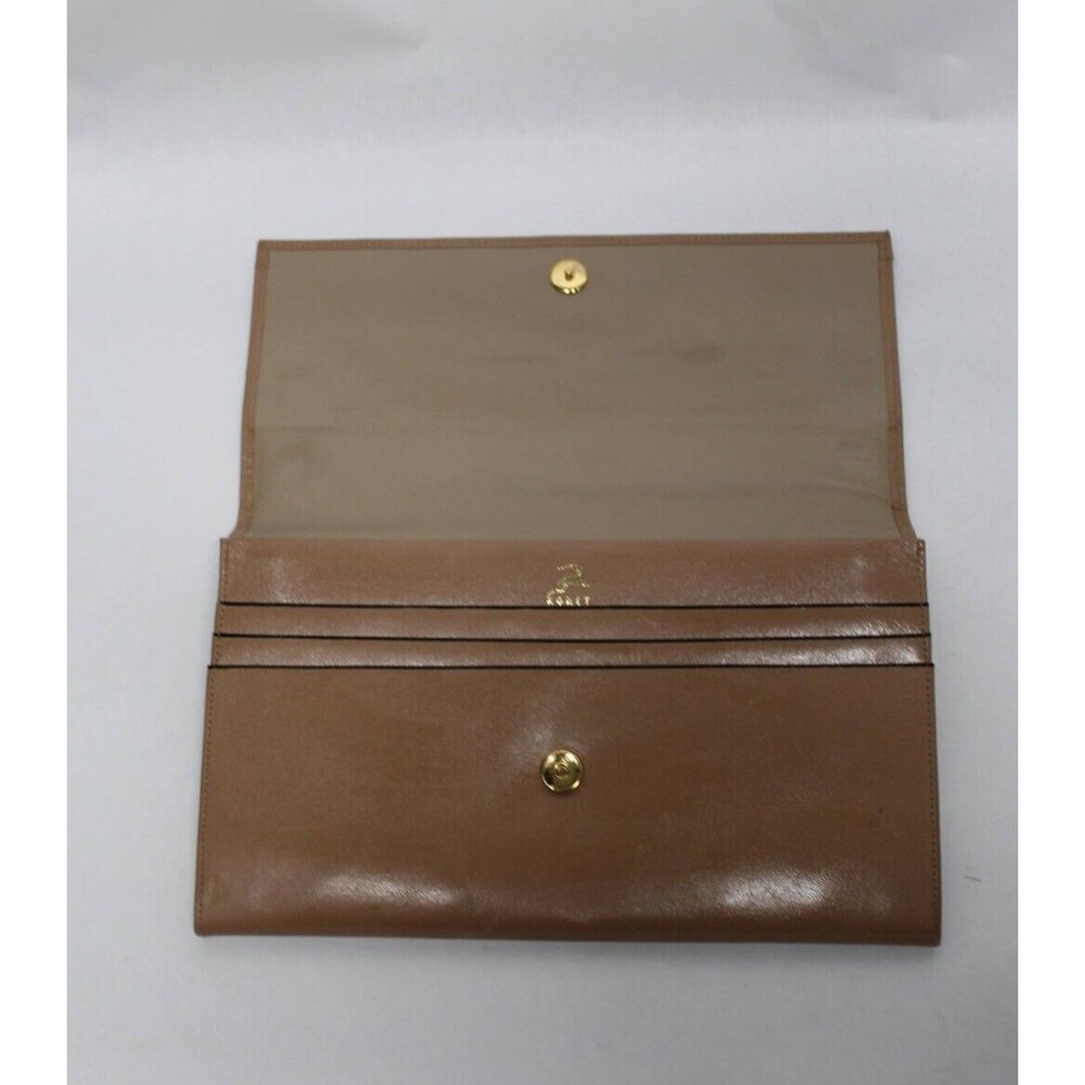 Koret Leather Billfold Envelope Wallet 3.5" by 7" Zipper - Picture 4 of 10